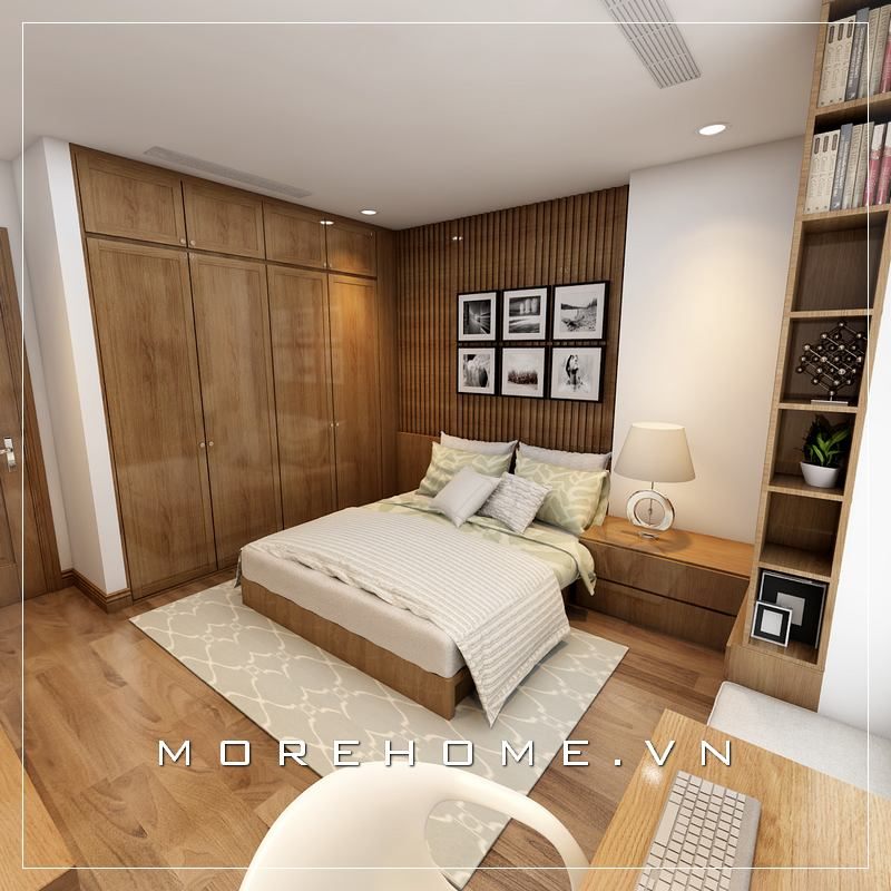 Tủ quần áo gỗ 4 cánh